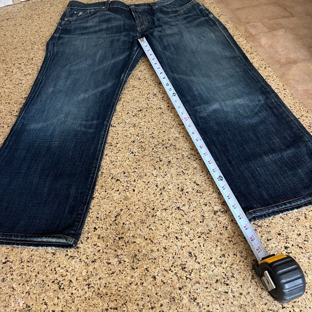 Mens’ 7 For All Mankind Dark Wash Relaxed Jeans - Picture 6 of 8